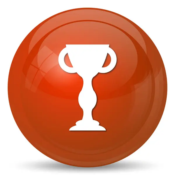 Winners Cup Icon Internet Button White Background — Stock Photo, Image