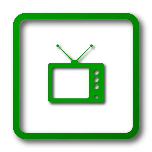 Εικονίδιο τηλεόρασης Retro — Φωτογραφία Αρχείου