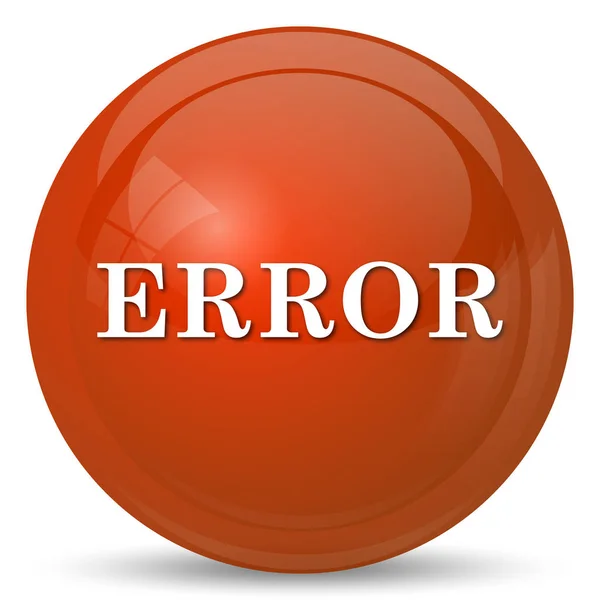 Icono de error — Foto de Stock