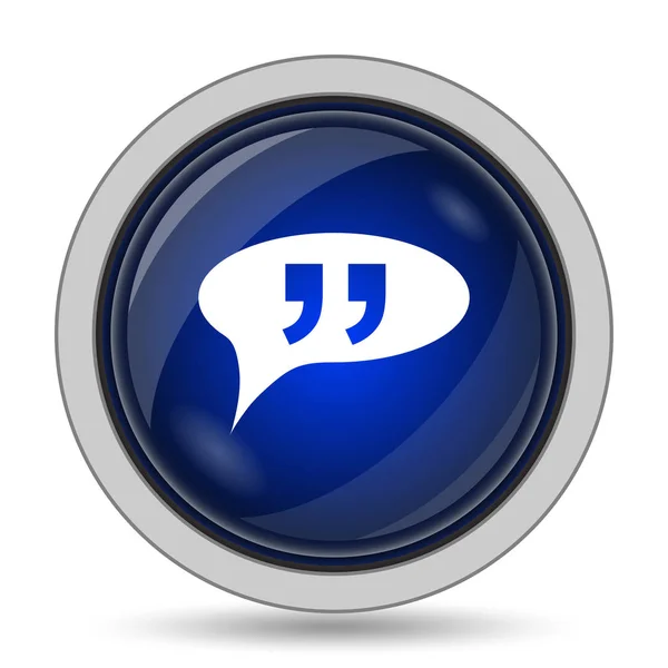 Double quotes icon — Stock Photo, Image