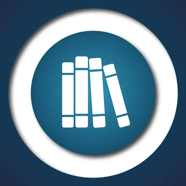 Ikona biblioteki książek — Zdjęcie stockowe