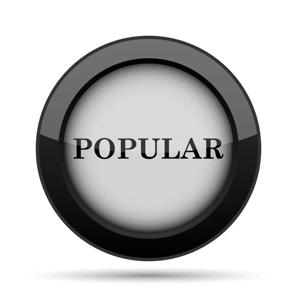 Popular Icon Internet Button White Background — Stock Photo, Image