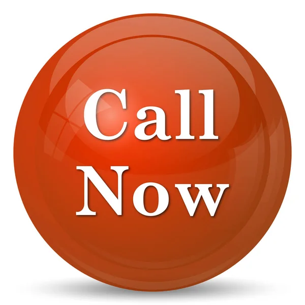 Call now icon. Internet button on white background