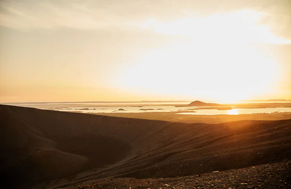 Cráter de un volcán extinto — Foto de Stock