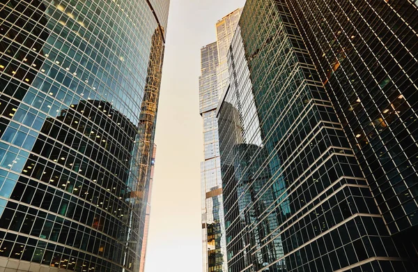 Bölge Moscow city. İş Merkezi.