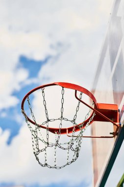 Oyun dışında basketbol çember. 