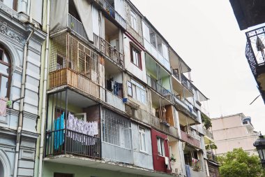Eski Batum sokaklarında. Gürcistan. Gecekondu. Turizm