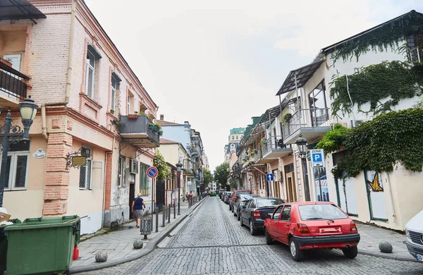 Eski Batum sokaklarında. Gürcistan. Gecekondu. Turizm — Stok fotoğraf