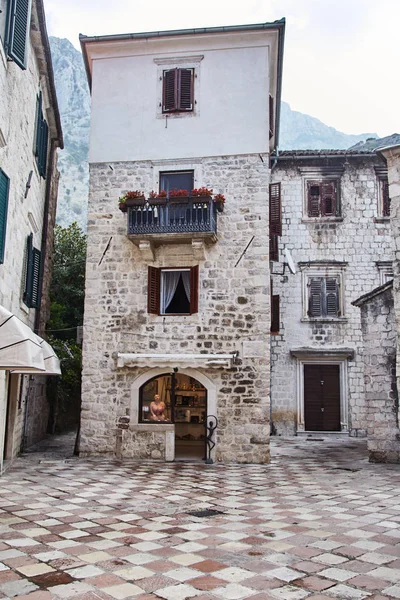 Monténégro. La ville de Kotor. Rues du vieux Kotor . — Photo