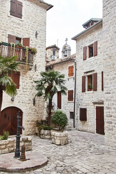 Monténégro. La ville de Kotor. Rues du vieux Kotor . — Photo