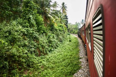 Sri Lanka demiryolu. Eski Tren.