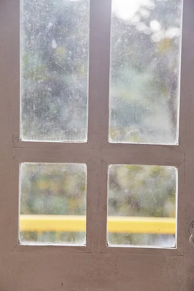 Close Doors Balcony Selective Focus — Stock Photo, Image