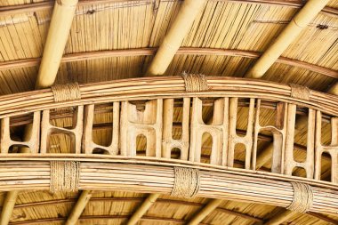 Sazdan çatı tasarımı.