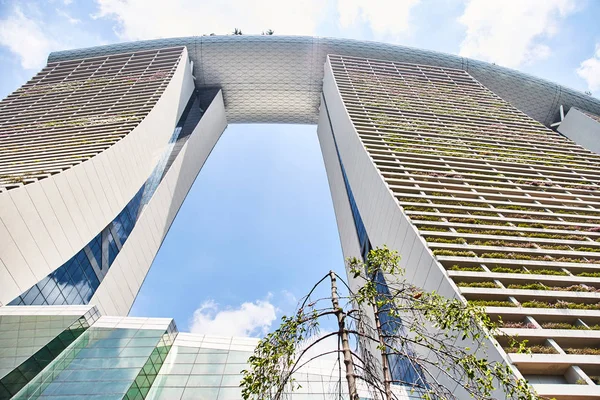 Сінгапур, Сінгапур: 19 2019 березня: Марина Бей піски розкішний готель, Сінгапур. — стокове фото