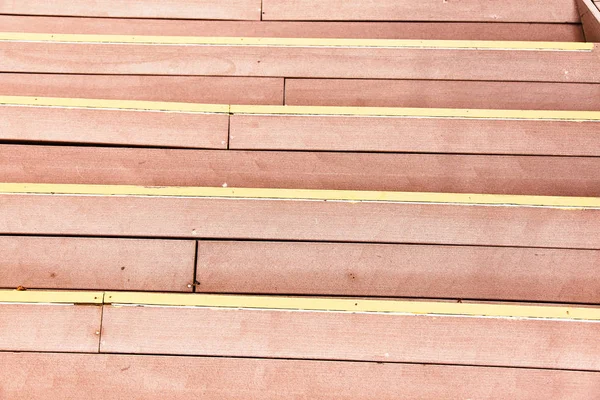 Passos de placas de madeira finas. Close-up — Fotografia de Stock