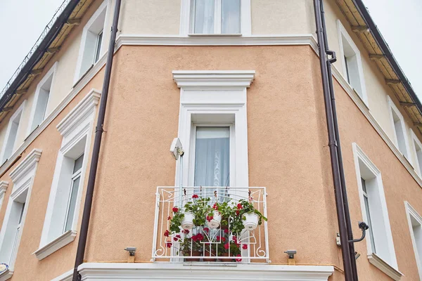 La fachada de la vieja casa. Zelenogradsk, región de Kaliningrado . —  Fotos de Stock