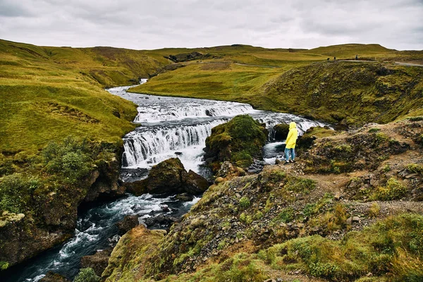 Fiume Skoga nel sud dell'Islanda — Foto Stock