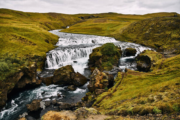 Skoga river in the south of Iceland
