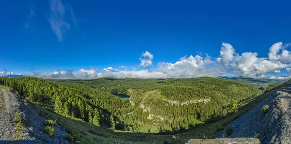 Una Splendida Maestosa Vista Panorama Della Natura Naturale Selvaggia Panorama — Foto Stock