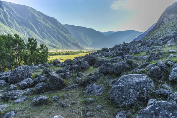 Hermosas Vistas Paisaje Naturaleza Altai Majestuoso Paisaje Altas Montañas Acantilados — Foto de Stock