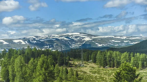 Beautiful Views Landscape Altai Nature Majestic Landscape High Mountains Cliffs — Stock Photo, Image