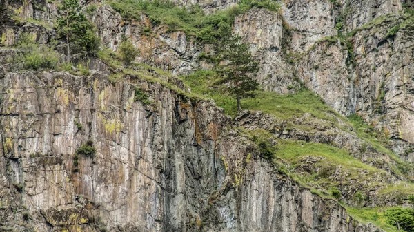 Belles Vues Paysage Nature Altaï Texture Dure Relief Des Rochers — Photo