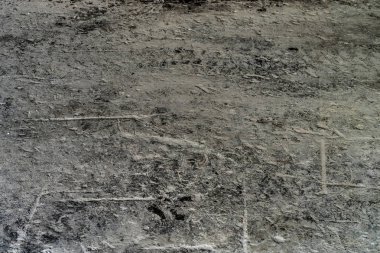 Güzel ve özgün doku. Karmaşık, anlaşılmaz, özgün ve ilginç doku, desen ve arka plan siyah toprak ve toprak.