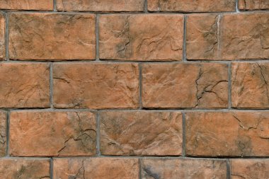 Güzel ve özgün doku. Zor, anlaşılmaz, özgün ve ilginç doku, desen ve yapay tuğla ve tuğla ve duvarlar arka plan.