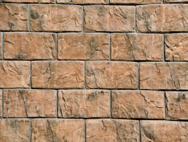 Güzel ve özgün doku. Zor, anlaşılmaz, özgün ve ilginç doku, desen ve yapay tuğla ve tuğla ve duvarlar arka plan.