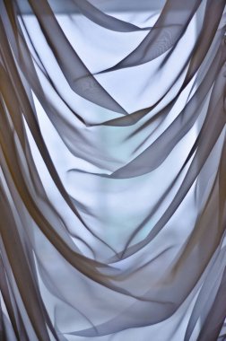 Güzel ve özgün doku. Karmaşık, anlaşılmaz, özgün ve ilginç doku, desen ve arka plan dikey güzel ve vintage kumaş perdeler.