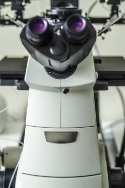 Endüstriyel ve teknolojik nesneler. Güzel manzarası ve yüksek teknoloji ve ve tıbbi cihazlar üzerinde arka plan.