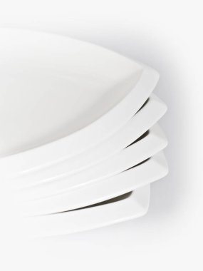 Soyutlama plakalar üzerinden... Güzel Sofra Restoran mutfak eşyaları çeşitli kombinasyonlarda beyaz ve açık arka plan üzerinde bir ilginç, yaratıcı tasarım ve formu ile.