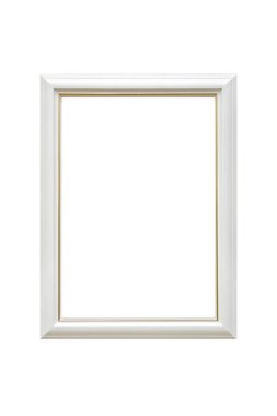 Güzel ve farklı bir konu. Güzel ahşap çerçeve ve baget resim ve sanat, yaratıcılık üzerinde beyaz bir arka plan yalıtım için.