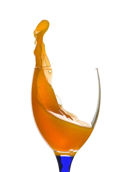 Mooi Divers Onderwerp Mooie Stijlvolle Glas Glas Met Jus Orange — Stockfoto