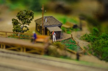 Güzel ve farklı bir konu. Düzen ve yakın mesafeden ve makro çocuk tren oyunu.