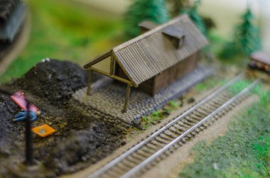 Güzel ve farklı bir konu. Düzen ve yakın mesafeden ve makro çocuk tren oyunu.