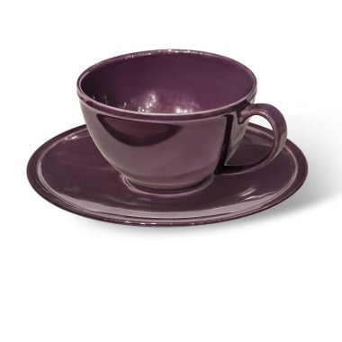 Güzel ve farklı bir konu. Güzel vintage ve klasik yaratıcı Kupası ve kupa bir daire camlı parlak emaye ve beyaz izole arka planda sır ile.