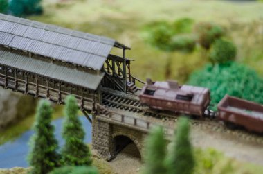 Güzel ve farklı bir konu. Düzen ve yakın mesafeden ve makro çocuk tren oyunu.