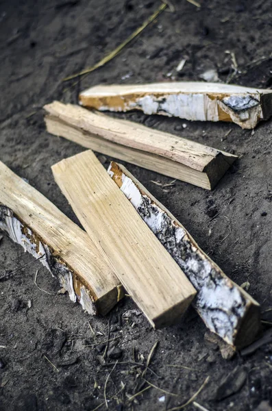 Beautiful Diverse Subject Beautiful Original Old Wood Boards Logs Prepared — Stock Photo, Image