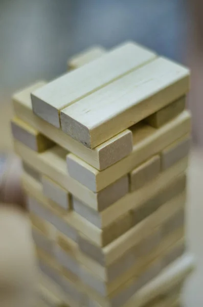 Krásné Rozmanité Předmět Krásné Poučné Zvídavý Vzdělávací Hra Podobě Dřevěných — Stock fotografie