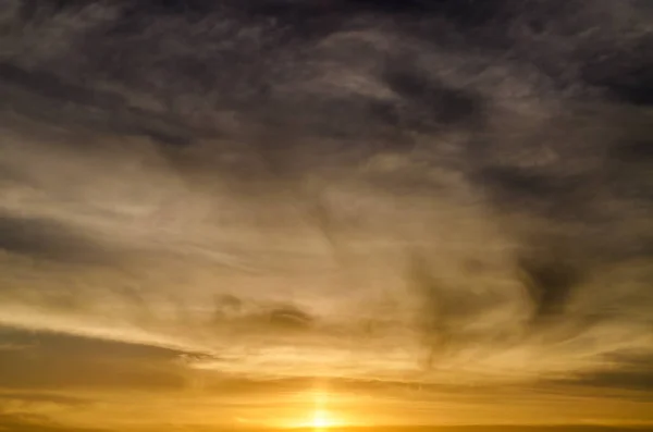 Langit Yang Indah Dengan Awan Indah Pagi Atau Sore Hari — Stok Foto