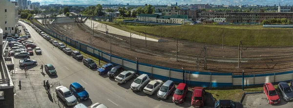 Novosibirsk Russland August 2016 Schönes Und Originelles Panorama Schönes Und — Stockfoto