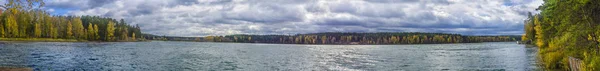 Mooi Origineel Panorama Mooi Majestueus Panorama Landschap Van Rivier Baai — Stockfoto