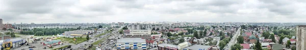 Мбаппе Оригинальная Панорама Красивая Величественная Панорама Городской Пейзаж Крышами Домами — стоковое фото
