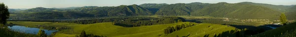 Mooie Originele Panorama Mooie Majestueuze Landschap Panorama Van Berg Wilde — Stockfoto