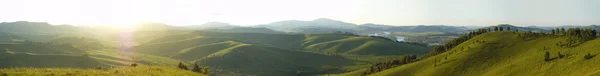 Мбаппе Оригинальная Панорама Величественный Пейзаж Панорама Горы Дикой Реки Фоне — стоковое фото
