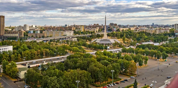 Moscou Circa Julho 2007 Bela Majestosa Vista Fundo Paisagem Panorama — Fotografia de Stock