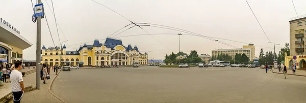 Tomsk Ρωσία Ιουλίου 2012 Όμορφο Φόντο Και Προβολή Πανόραμα Και — Φωτογραφία Αρχείου