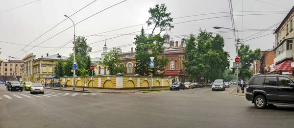 Tomsk Russie Juillet 2012 Beau Fond Vue Panorama Paysage Ville — Photo