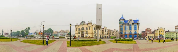 Tomsk Ryssland Juli 2012 Vacker Bakgrund Och Visa Panorama Och — Stockfoto